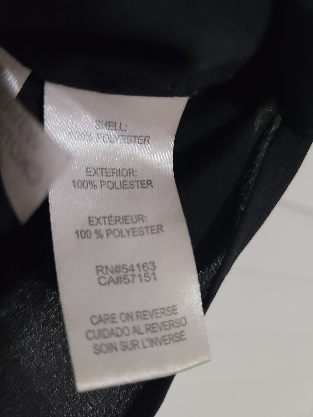 Calvin Klein Black roll-sleeve utility Button-Front Shirt Gold Zipper Accents - Picture 14 of 16